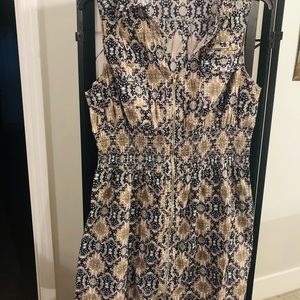 F-Gee patterned full zip dress